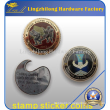 Изготовленная на заказ Воинская печать наклейка монета с Эпоксидным покрытием